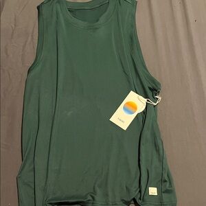 Vuori Forest Green Muscle Tank